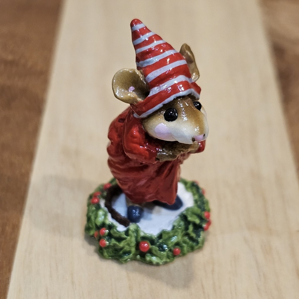 Wee Forest Folk CC-1 Scrooge Christmas Carol Retired Signed AP, No WFF Box 1987 - Picture 11 of 13